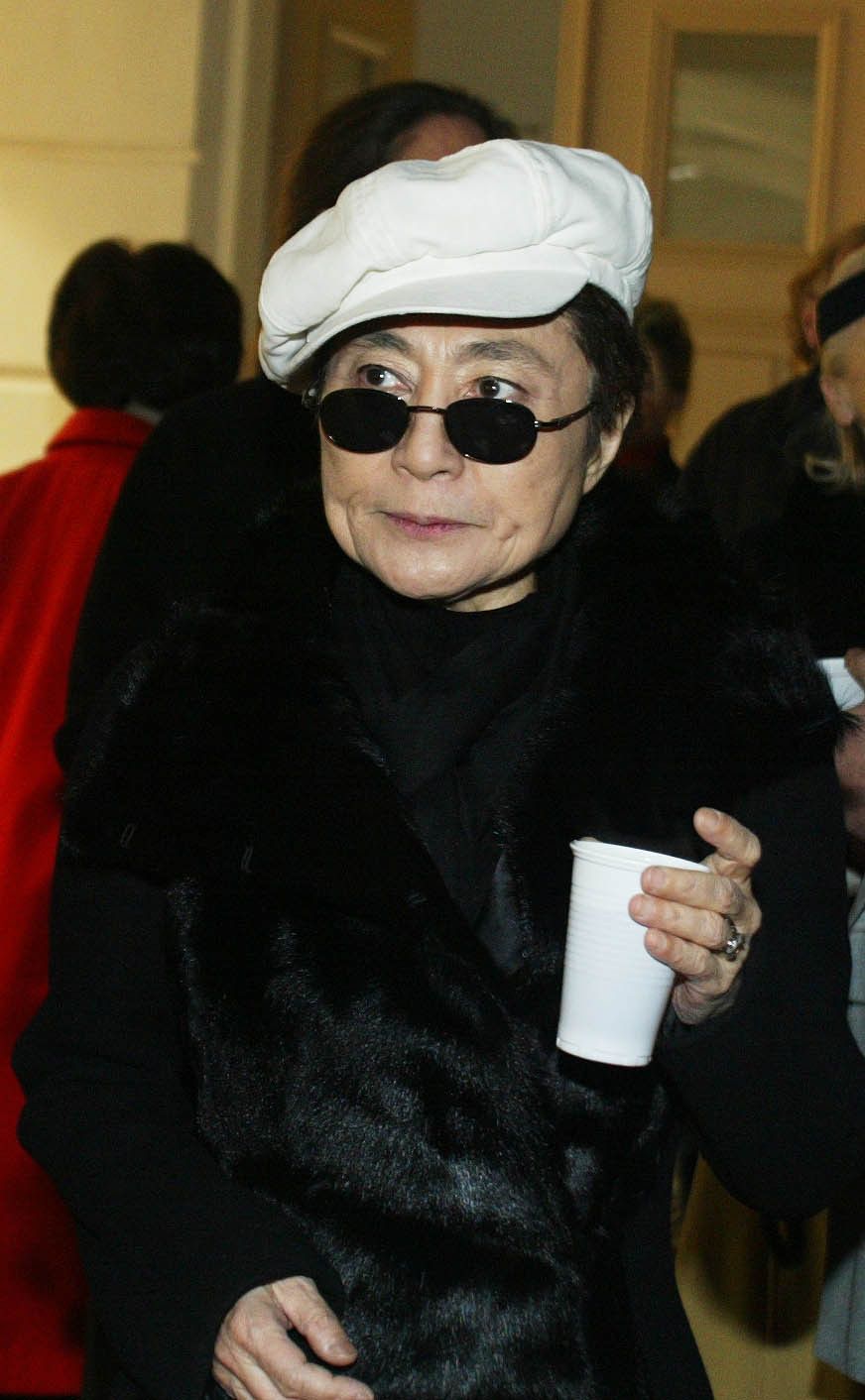 Yoko Ono, vdova po Johnu Lennonovi.