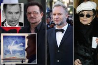 Na letišti odhalili tapiserii k poctě Havla: Zaplatili ji Bono Vox, Sting i Yoko Ono