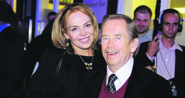 Havel se svou manželkou Dagmar
