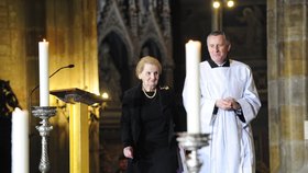 Také Madeleine Albright mluvila o odkazu, který Havel pro Čechy a svět zanechal