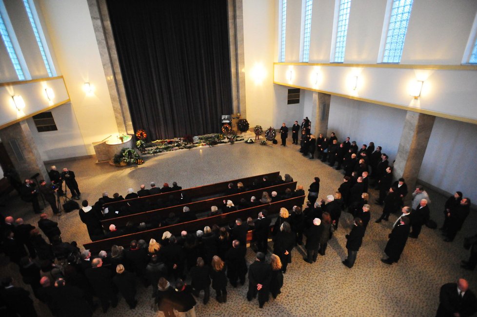 Pohřeb Václava Havla v prosinci 2011