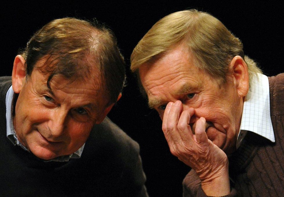 Michael Žantovský a Václav Havel byli blízkými přáteli.