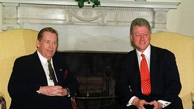 Václav Havel s Billem Clintonem