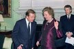1990 - S Železnou lady se při své návštěvě v Londýně setkal i prezident Václav Havel