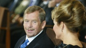 Václav Havel s manželkou Dagmar