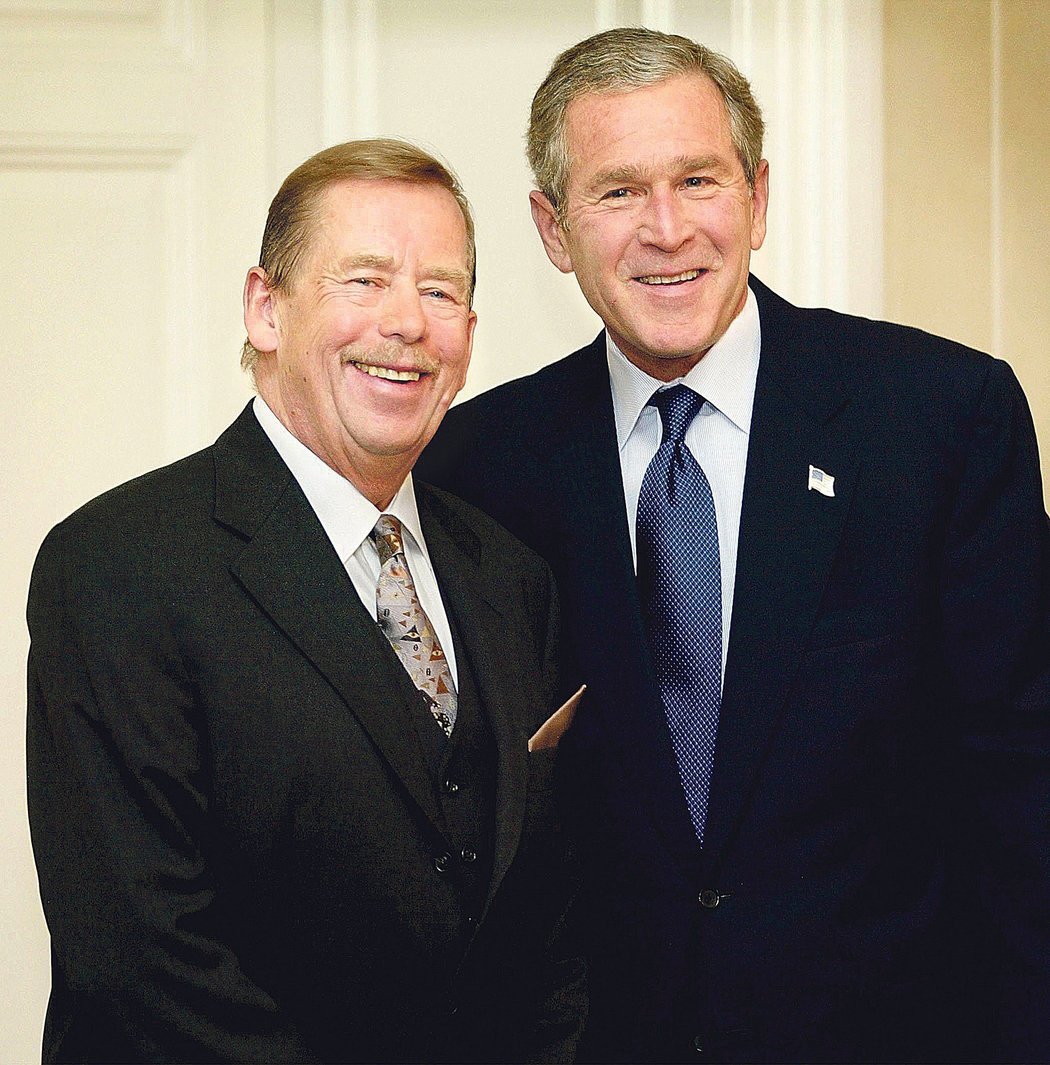 Václav Havel a George Bush
