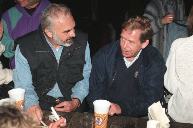 Václav Havel a Zdeněk Svěrák