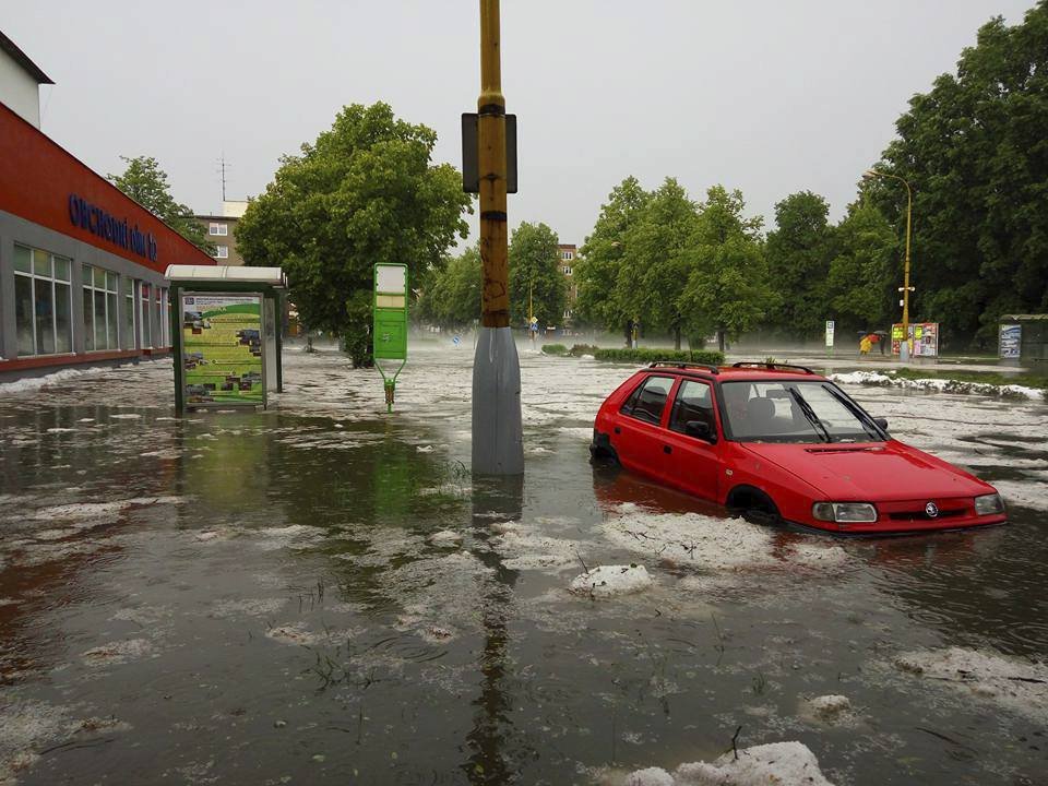 Takhle to vypadalo ve středu v Havířově.