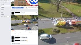 Cyklistku v Havířově srazilo auto: Její smrt vysílal muž živě na Facebooku.