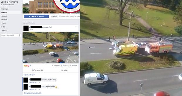 Cyklistku v Havířově srazilo auto: Její smrt vysílal muž živě na Facebooku.