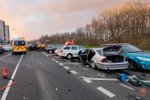 Srážka dvou aut si v Havířově vyžádala sedm zraněných.