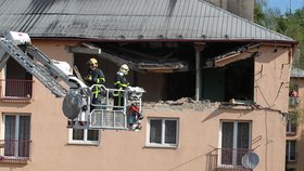 V Havířově na Karvinsku explodoval dnes ráno v obytném domě plyn.