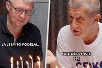 „Podělal jsem to.“ Zmatený Babiš přál Havlíčkovi k narozeninám, popletl ale věk