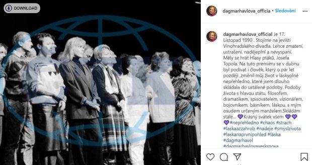 Dagmar Havlová zavzpomínala na rok po Sametové revoluci