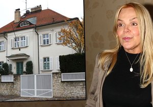 Dagmar Havlová musí řešit popraskané zdi na vile v Dělostřelecké