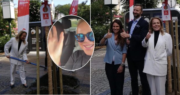 Dagmar Havlová je ve Varech