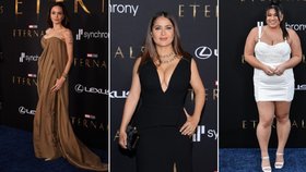 Souboj dekoltů na premiéře: Salma Hayeková (55) „odrovnala“ Angelinu Jolie (46)!   