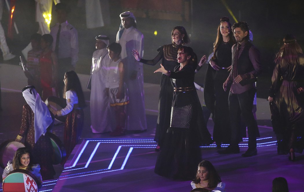 Ewa Farna zpívala oficiální hymnu šampionátu v Kataru