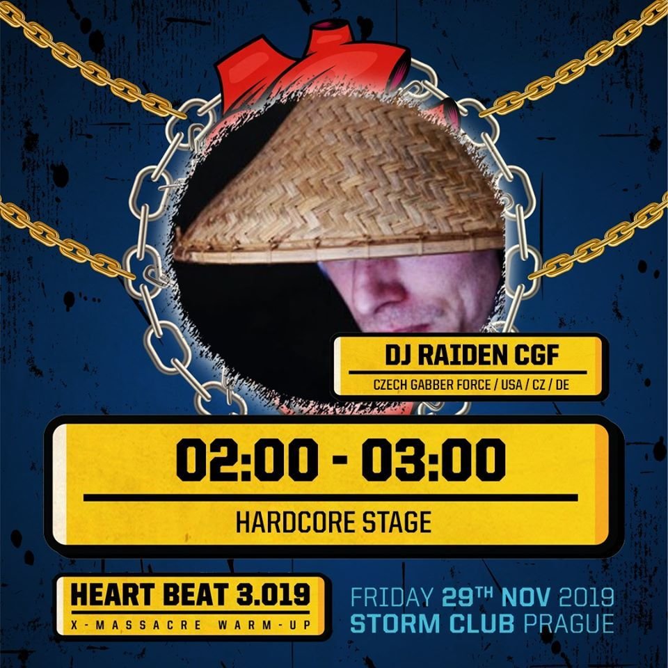Na Heart Beat 3.019 vystoupí DJ Raiden CGF.
