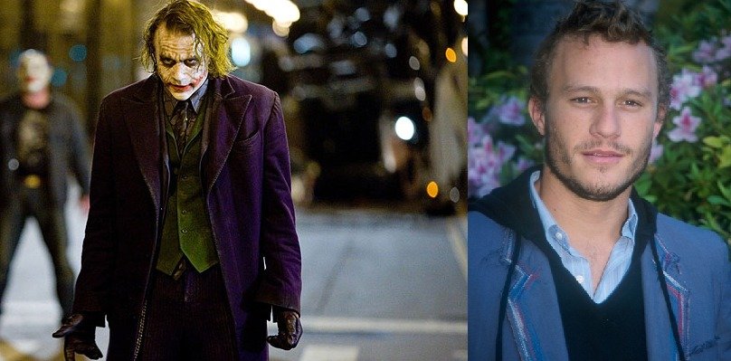 Naprosto šíleného Jokera ztvárnil ve filmu Temný rytíř Heath Ledger. Bohužel herce šílenství pohltilo natolik, že kvůli náročné roli začal užívat antidepresiva. Ta, společně s léky na spaní a alkoholem, ho stála život.