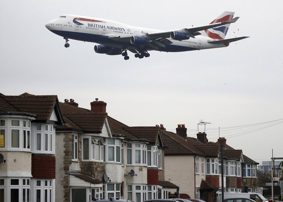 Okolí letiště Heathrow