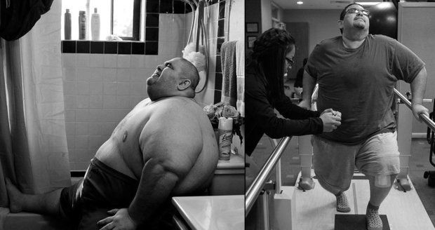 »Jídlo mě zabíjí!« Šokující snímky ukazují život obézního muže, který svůj boj s váhou prohrál