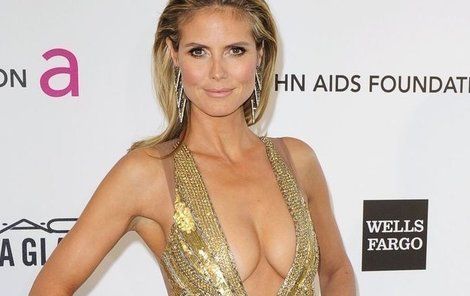 Heidi Klum a její dekolt večera!