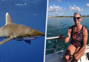 Američanku Heidi Ernstovou během dovolené na Bahamách napadl žralok: v nemocnici jí museli amputovat nohu.