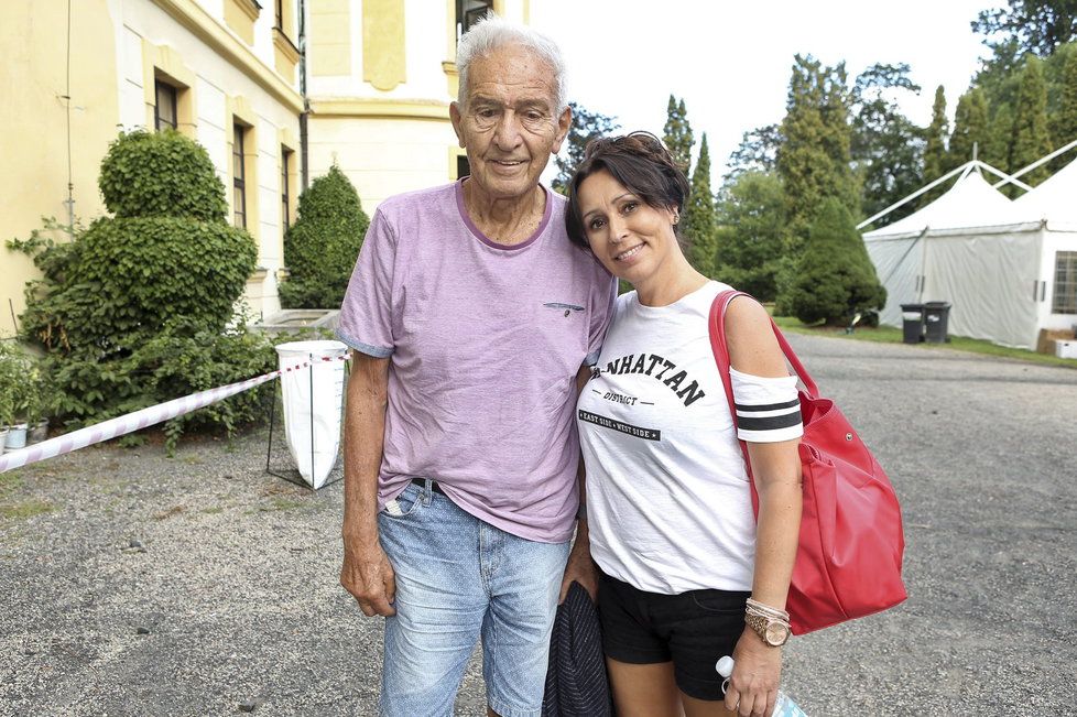 Heidi Janků s manželem Ivo Pavlíkem týden před jeho smrtí