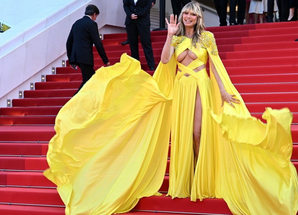 Heidi Klum v Cannes