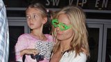 Heidi Klum má smysl pro humor, z koncertu odešla v zelených brýlích
