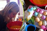 Heidi Klum je skvělá hospodyňka. I na Velikonoce barví všechna vajíčka sama.