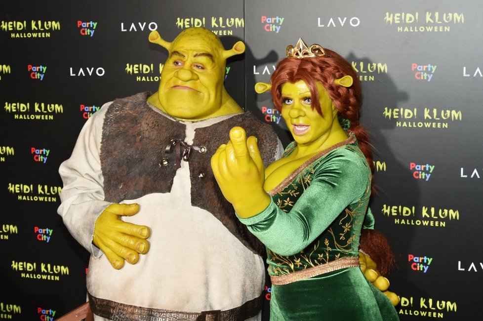 V roce 2018 s Tomem Kaulitzem jako Shrek a Fiona.