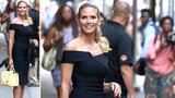 Styl podle celebrit: Nadčasové černé šaty podle Heidi Klum