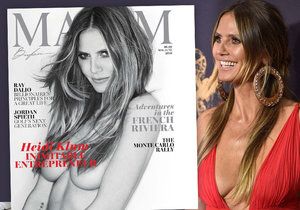 Heidi Klum na obálce časopisu Maxim.