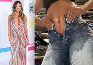 Modelka Heidi Klum nedopnula džíny... Je těhotná, nebo jen přibrala?