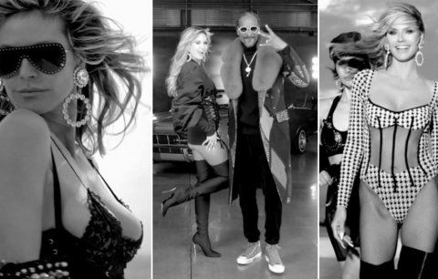 Nestárnoucí Heidi Klumová v sexy klipu: Rajcovní outfity i vyznání lásky rapperovi!