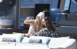 Německá modelka Heidi Klum s přítelem Tomem Kaulitz na romantické plavbě na jachtě. 