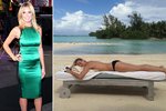 Modelka Heidi Klum si právě užívá na pláži