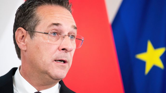 Rakouský vicekancler Heinz-Christian Strache