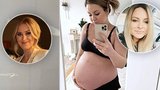 Porod buší na dveře! Těhotné moderátorky Hejdová i Říhová v prádélku vystrčily bříška