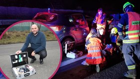 Silniční anděl Vladimír Hejman (46) vozí s sebou v autě zdravotnický kufr. Naposledy zachránil seniora (83), který po boračce zkolaboval.