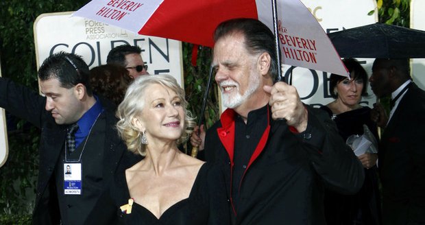 Helen Mirren s manželem Taylorem hackfordem.
