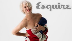 Herečka Helen Mirren (65) nafotila odvážný snímek pro magazín Esquire