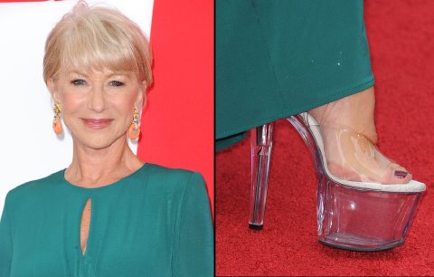 Tohle nosí dáma? Helen Mirren obula boty pro striptérku