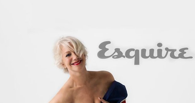 Herečka Helen Mirren (65) nafotila odvážný snímek pro magazín Esquire