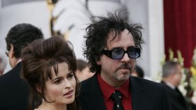 Helena Bonham Carter s manželem Timem Burtonem