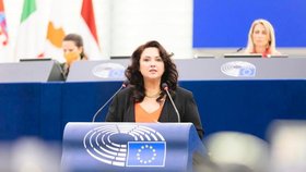 Helena Dalliová, eurokomisařka pro rovnost.