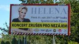 Pořadatel koncertu Heleny Vondráčkové vylepil na plakáty: Zrušeno pro nezájem!