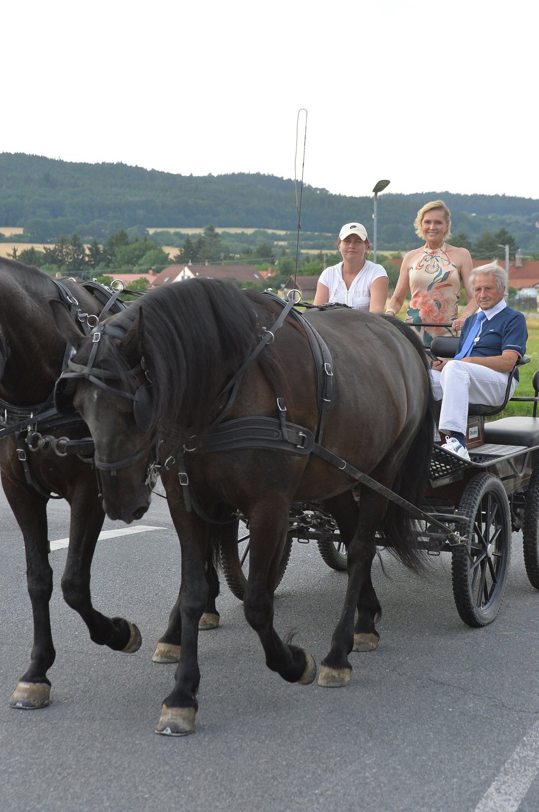 Helča v kočááááře